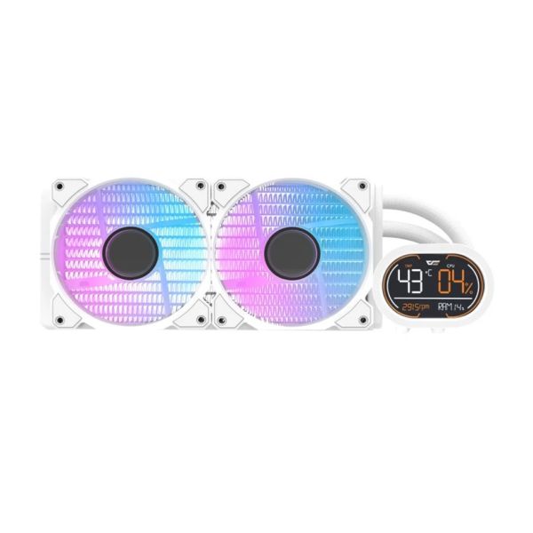 Darkflash DH240D CPU vízhűtő (fehér) (DH240D WHITE)